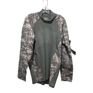 Massif Army Combat Shirt ACU Digital Camo Mens Size XL Long Sleeve Tactical